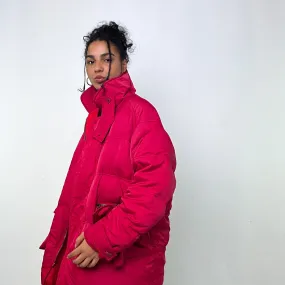 Pink 90s Iceberg Puffer Jacket Coat (XL)