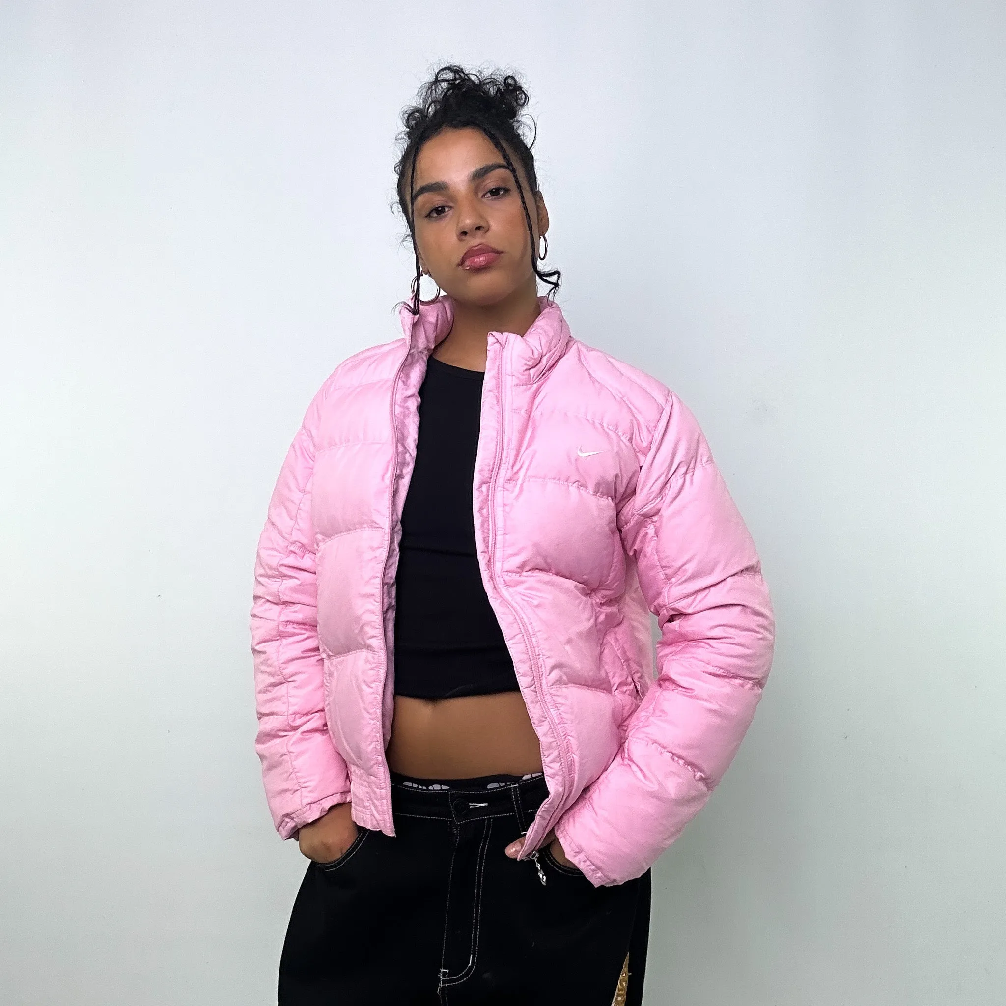 PINK Y2KS NIKE PUFFER JACKET COAT (