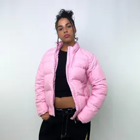 Pink y2ks NIKE Puffer Jacket Coat (M)