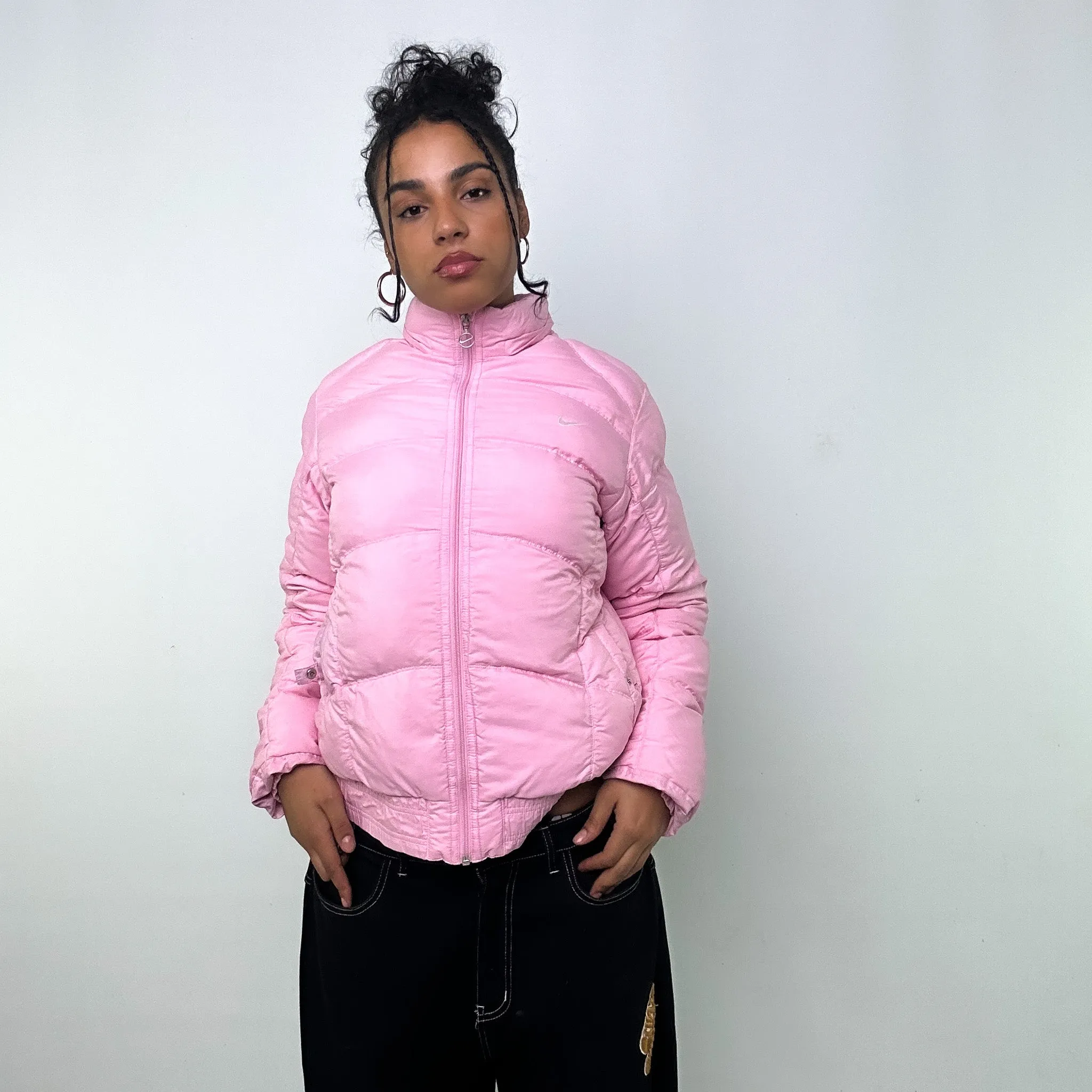 PINK Y2KS NIKE PUFFER JACKET COAT (