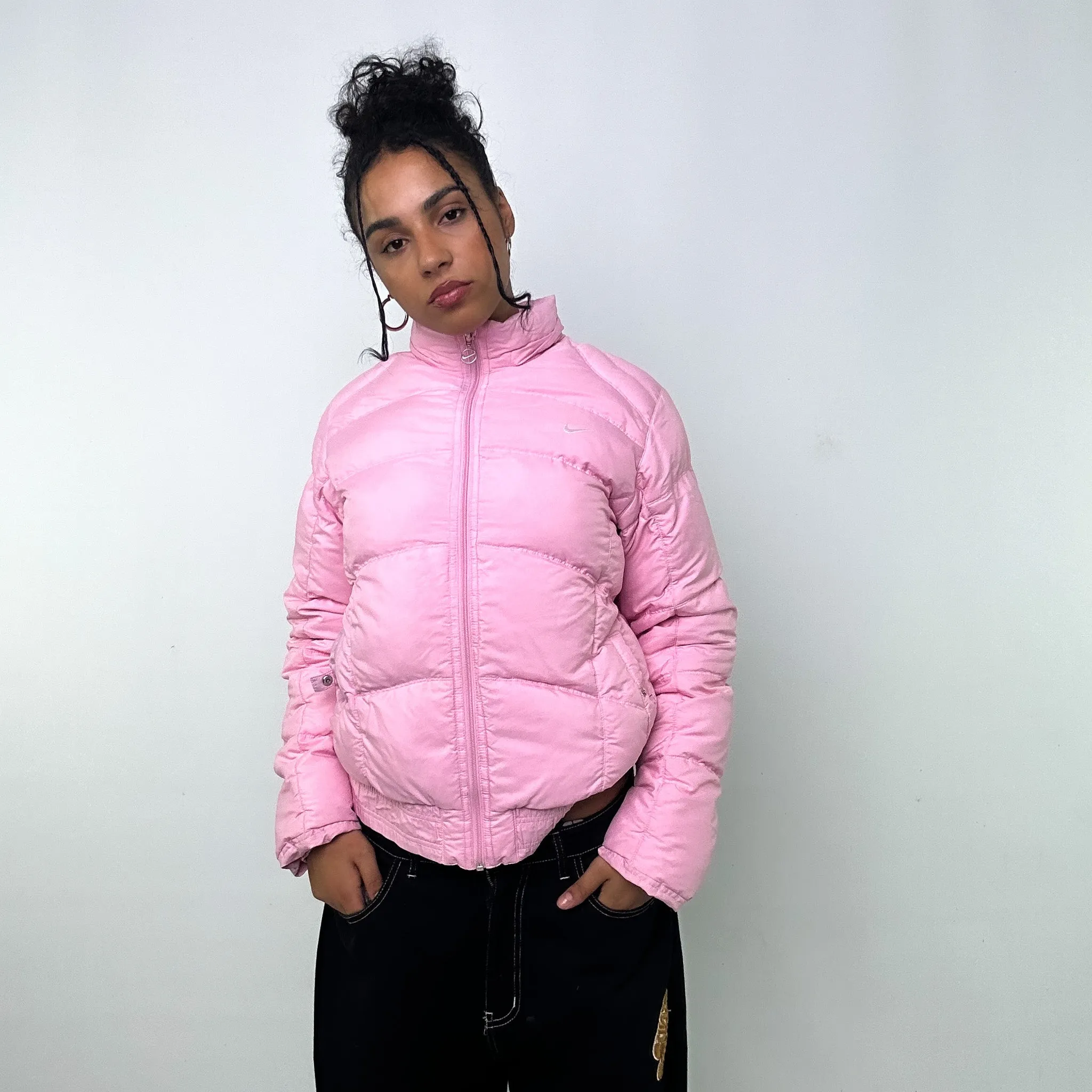 PINK Y2KS NIKE PUFFER JACKET COAT (