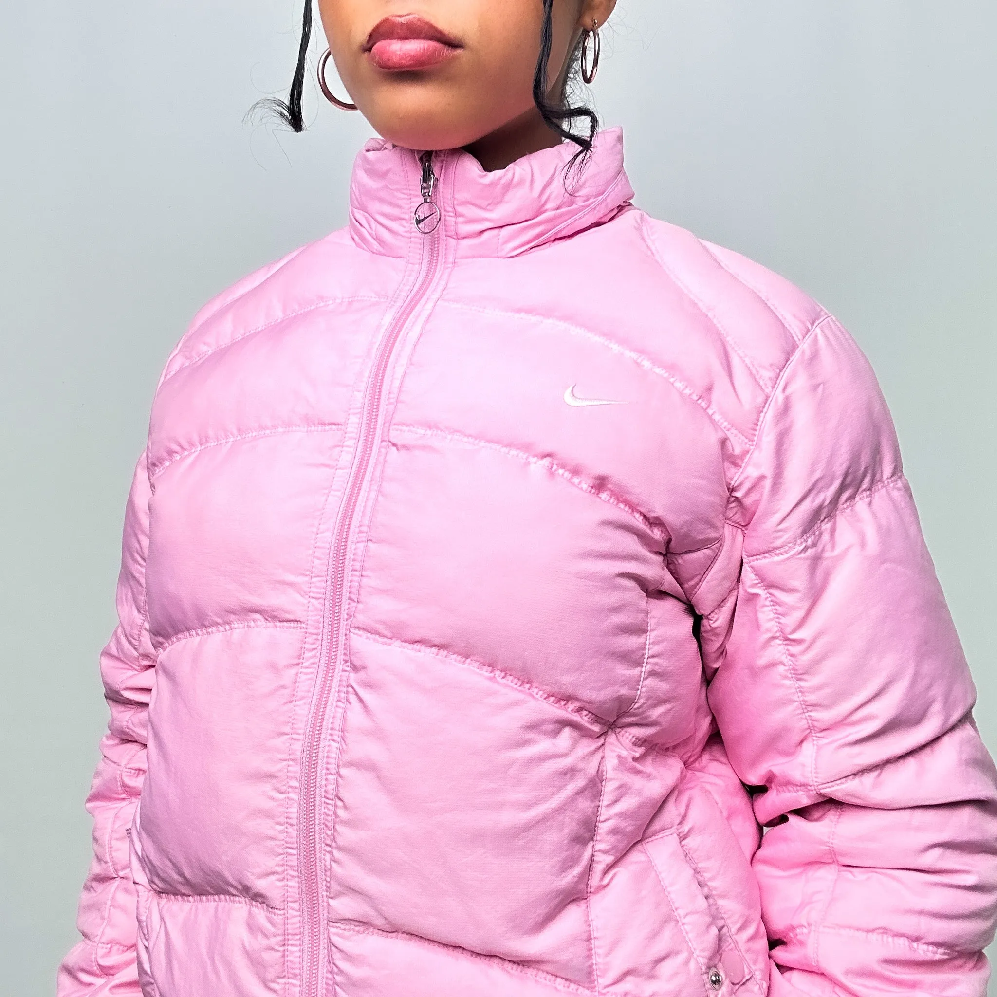 PINK Y2KS NIKE PUFFER JACKET COAT (