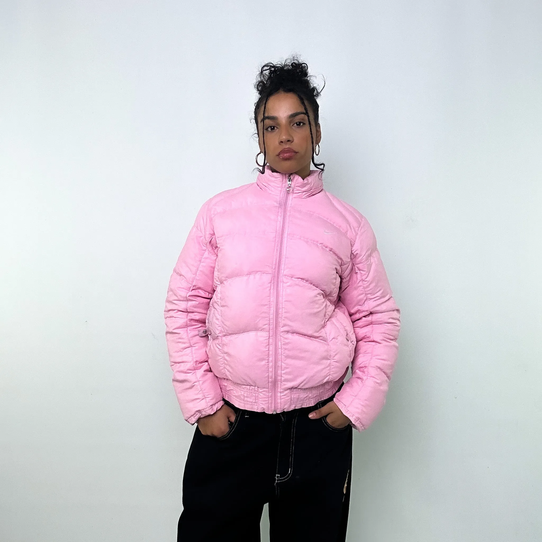 PINK Y2KS NIKE PUFFER JACKET COAT (