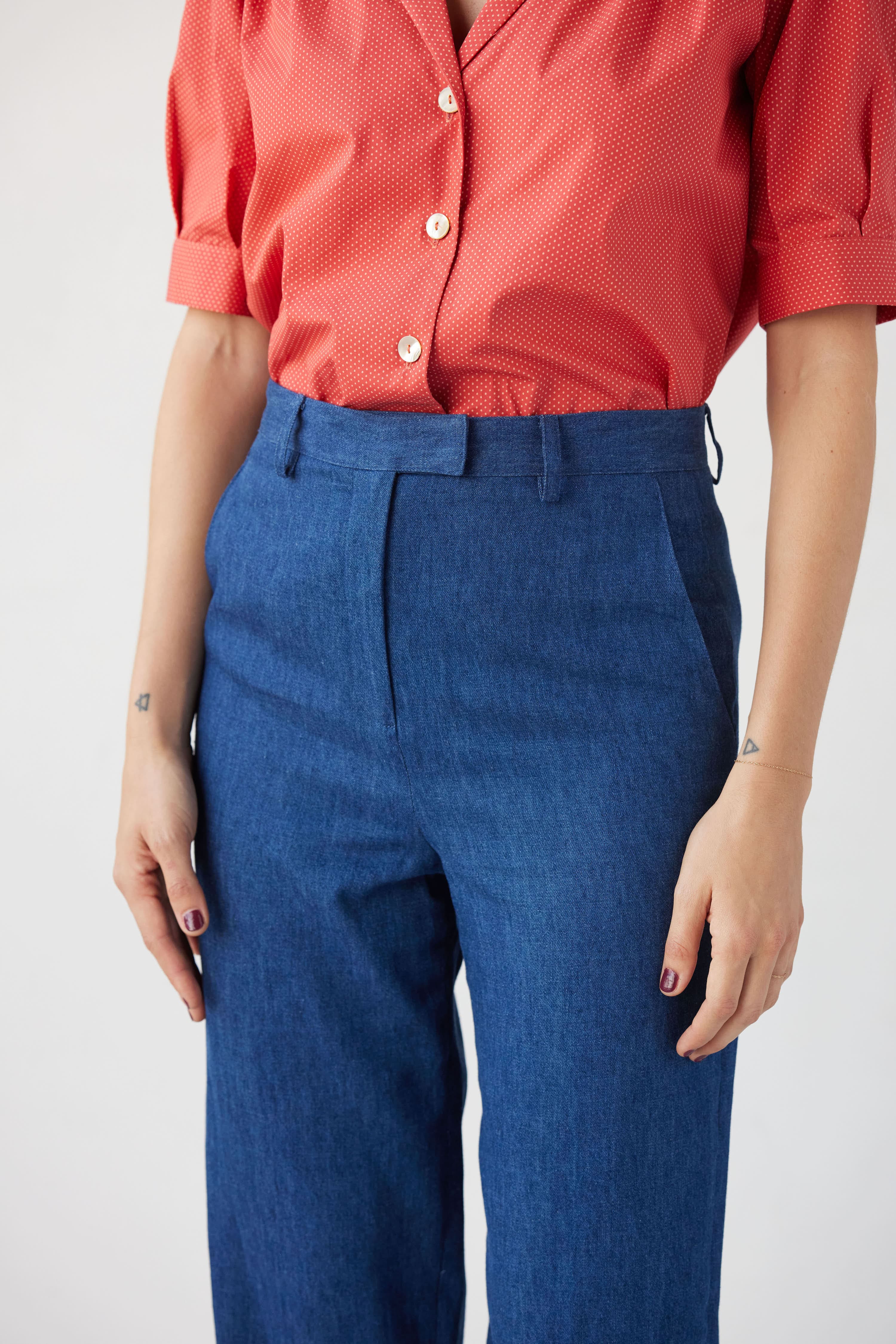 Piper Pant in Soft Denim