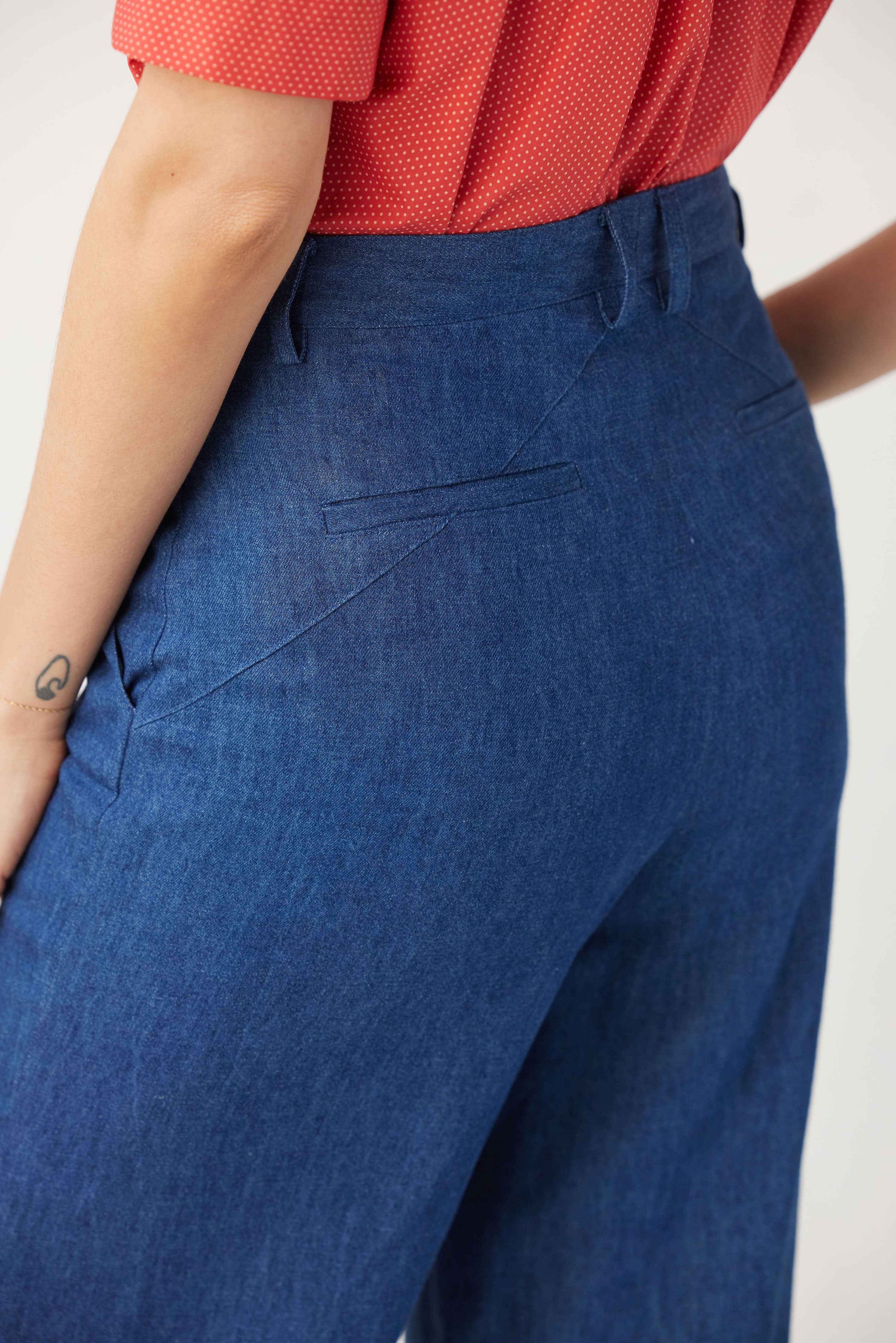 Piper Pant in Soft Denim