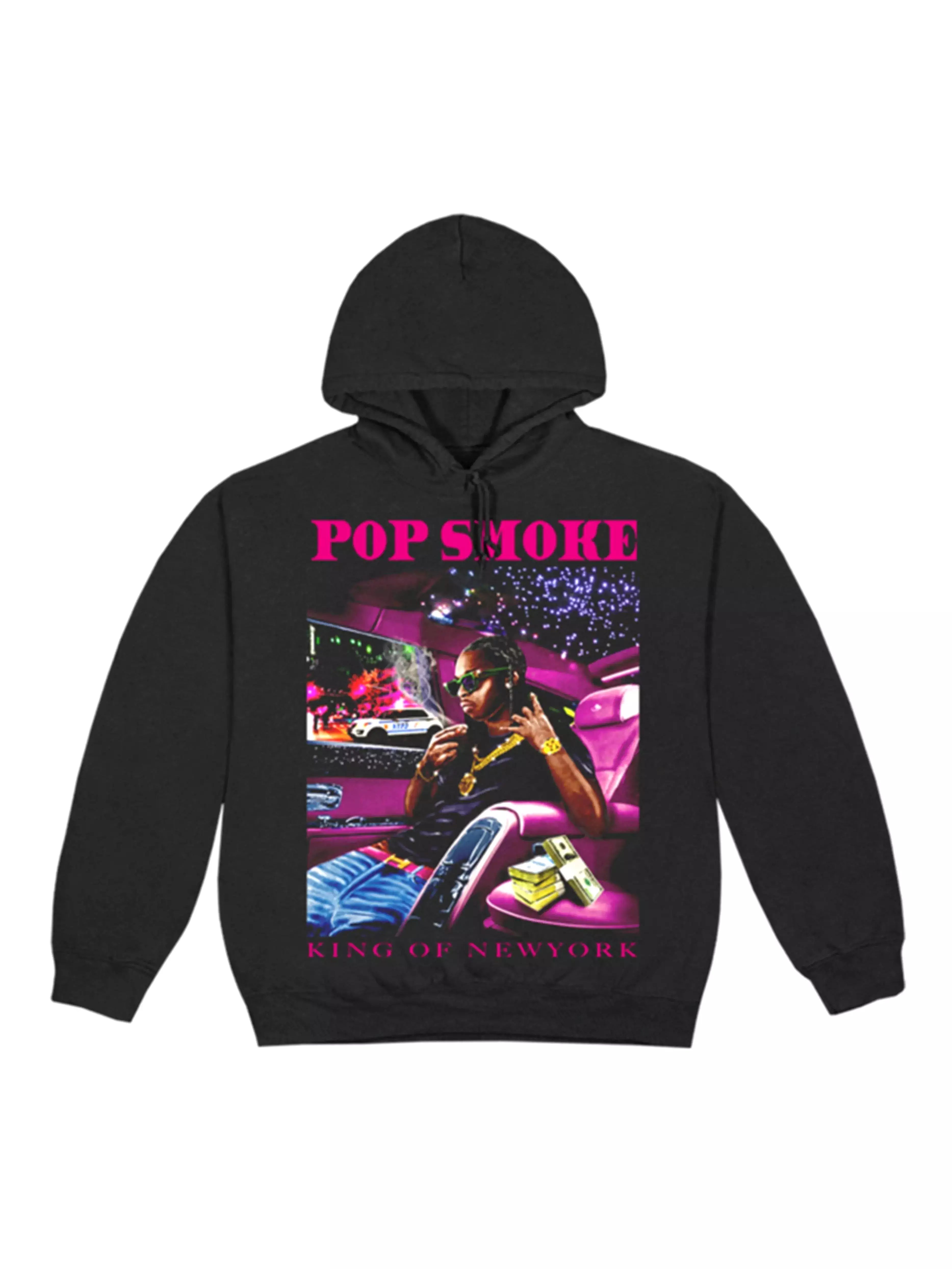 Pop Smoke x Vlone King Of NY Hoodie Black