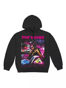 Pop Smoke x Vlone King Of NY Hoodie Black