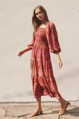 Positano Midi Dress