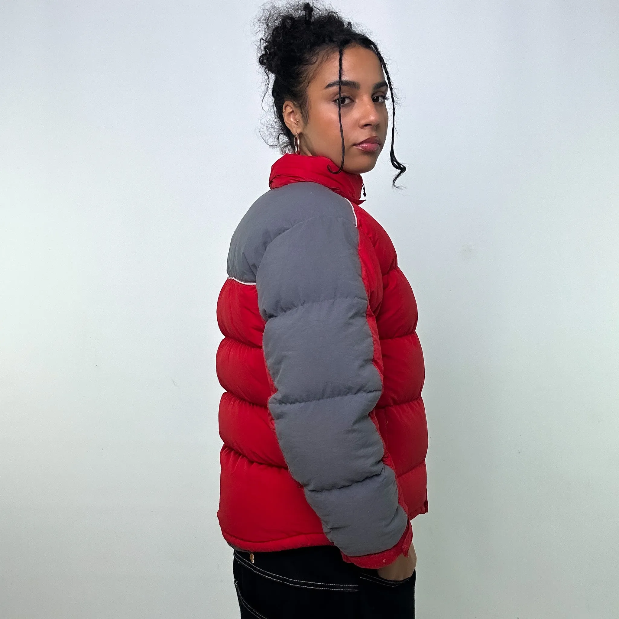 RED Y2KS NIKE PUFFER JACKET COAT (