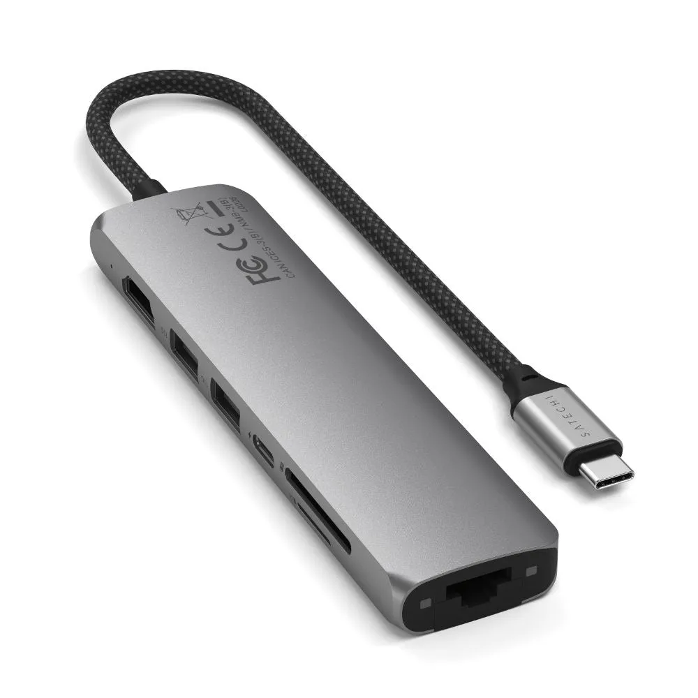 Satechi 7-in-1 USB-C Slim Multiport Adapter