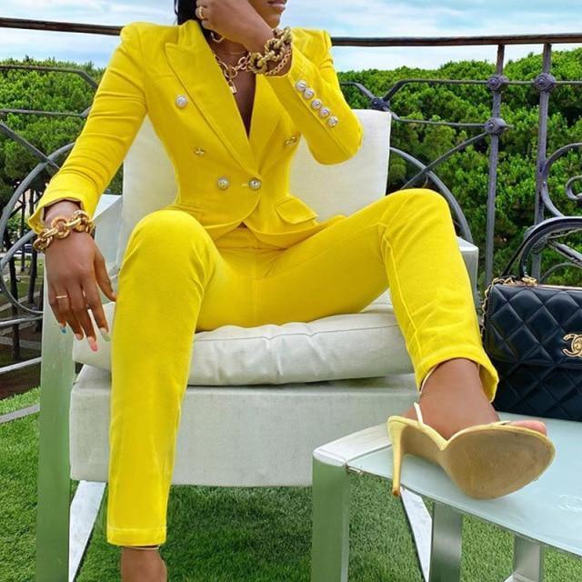 Sexy Cut Ladies Pantsuit