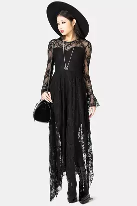 Shadow Figure Maxi Dress