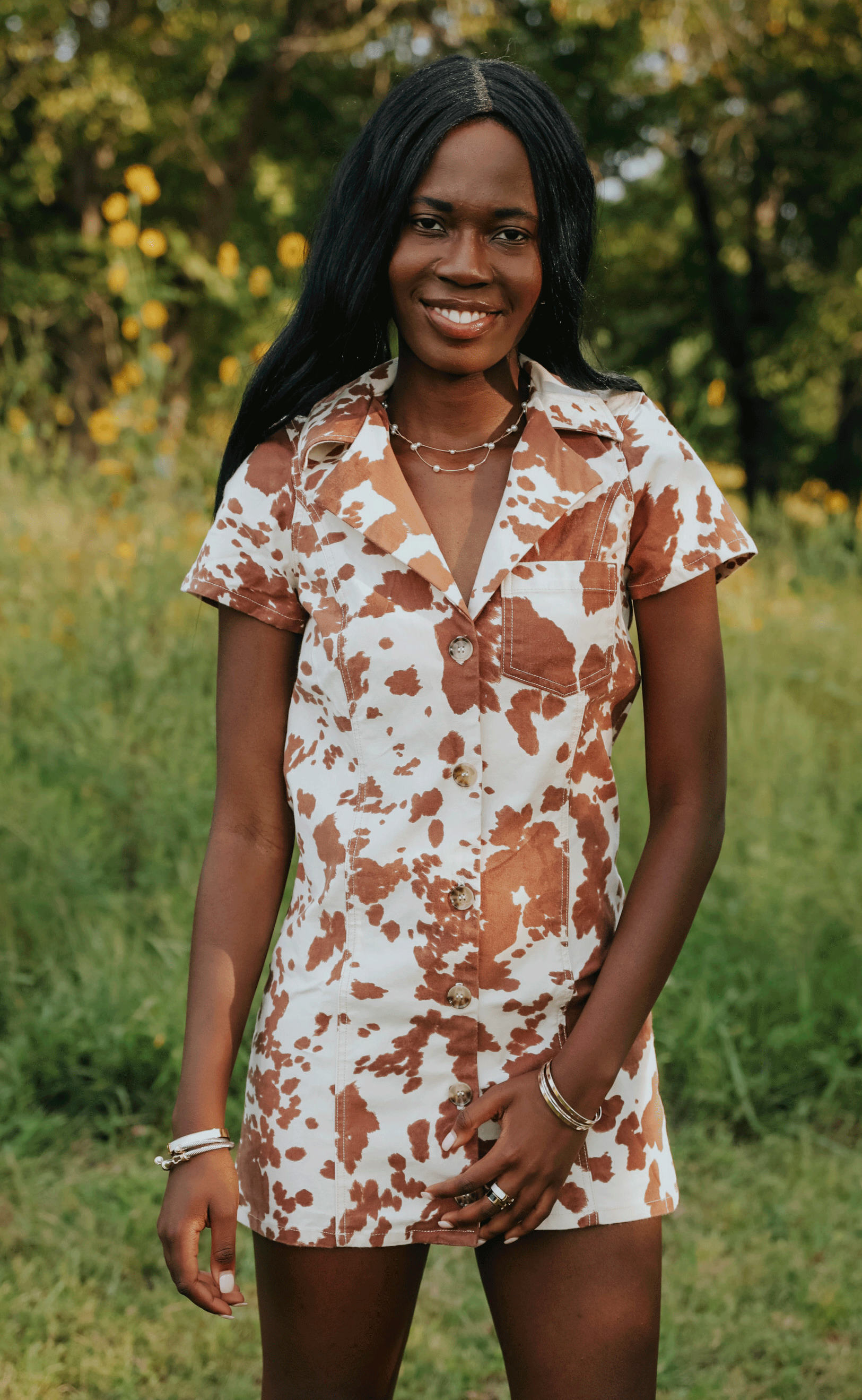 show me your mumu: colombia collared dress - holy cow