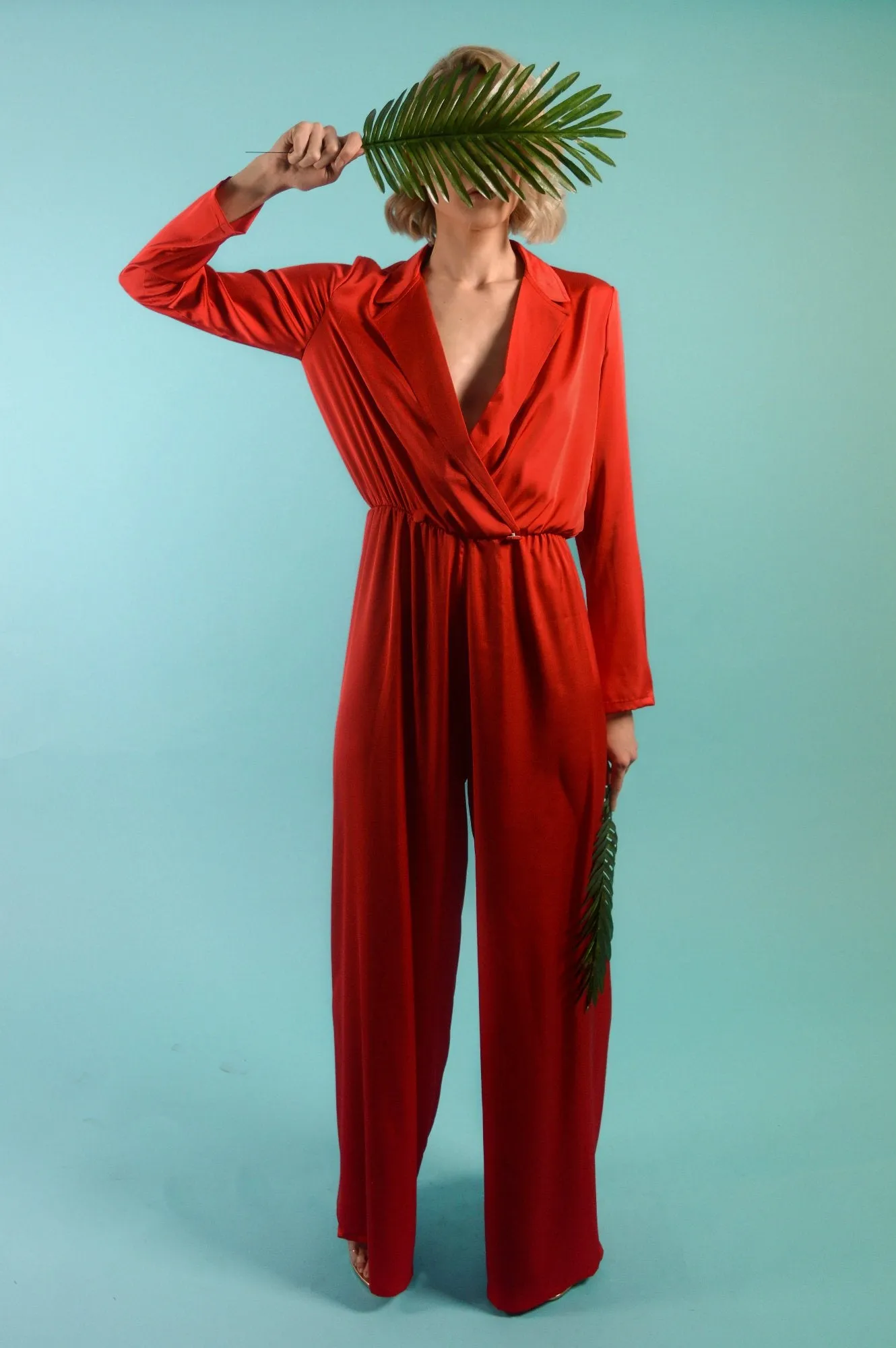 Silk Satin Jumpsuit