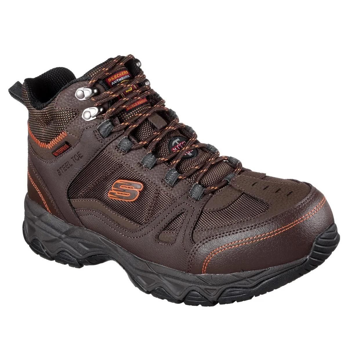 Skechers Workwear Ledom Safety Boot Brown