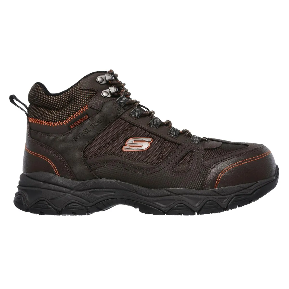 Skechers Workwear Ledom Safety Boot Brown