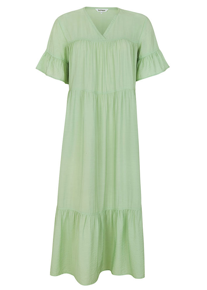 Soft Rebels Freja Midi Dress SR323-731 Quiet green