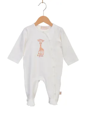 Sophie La Girafe Romper Logo White