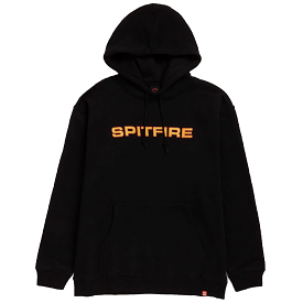 Spitfire Classic 87 Hoodie Black/Red/ Gold