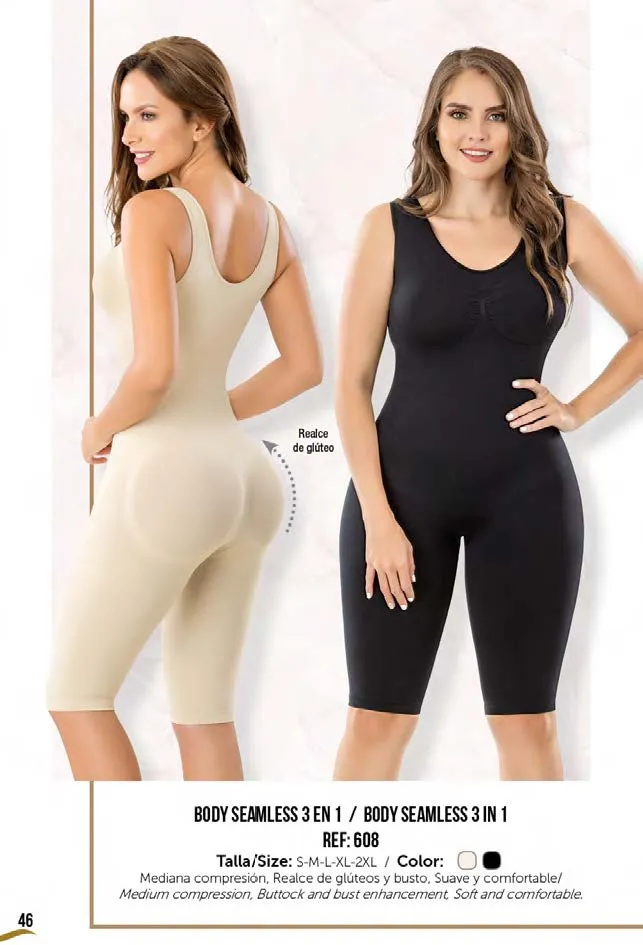 STAGE 1 BODY SEAMLESS 3 IN 1/  REF 608