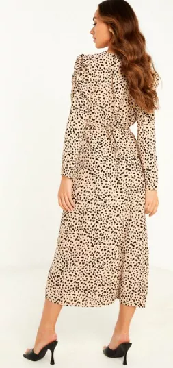 Stone Animal Midi Dress