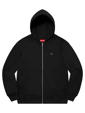 Supreme Small Box Zip Up Hoodie Black [SS21]