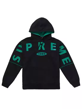 Supreme Spread Logo Hoodie Black [FW19]