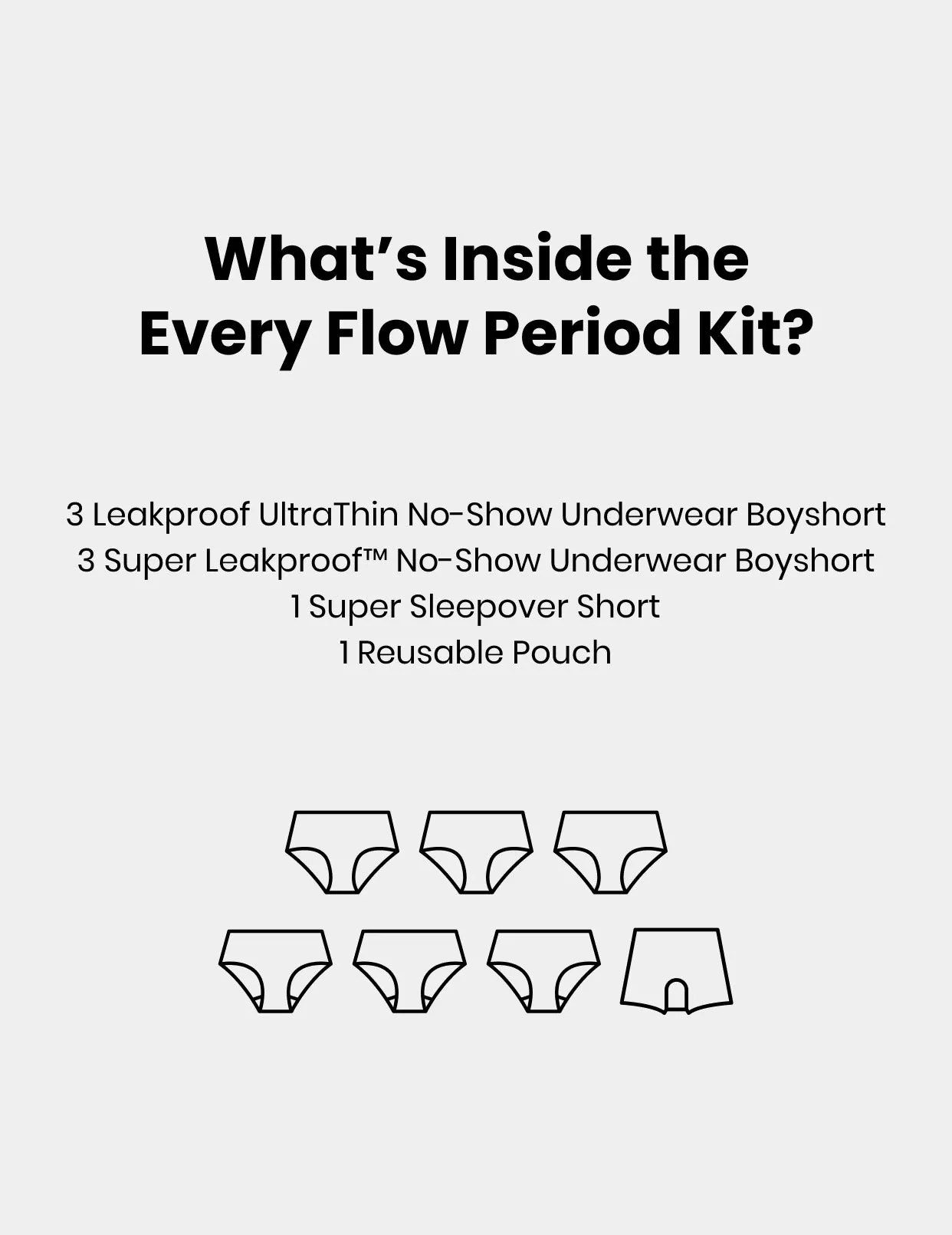 Teen Every Flow Period Kit - Boyshort