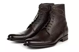 The Jackman Cap-Toe Boot - Chocolate