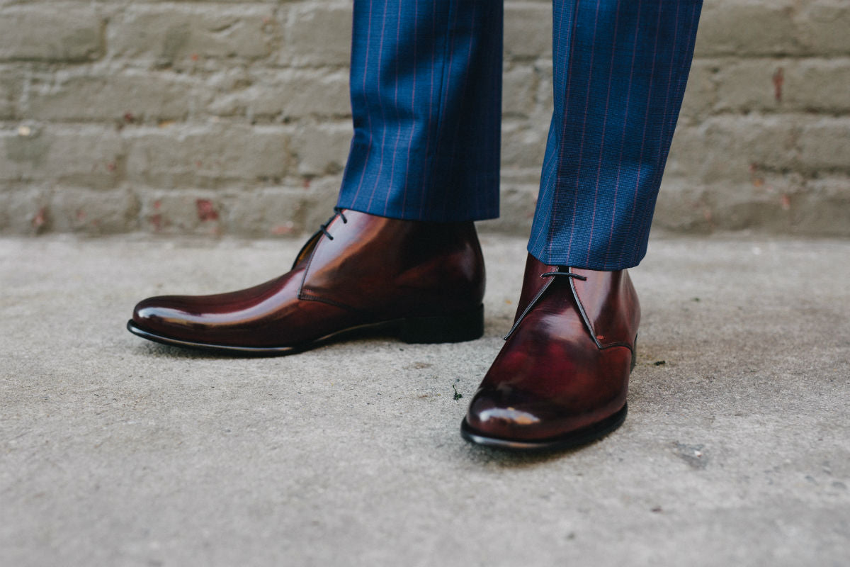 The Newman Chukka Boot - Oxblood