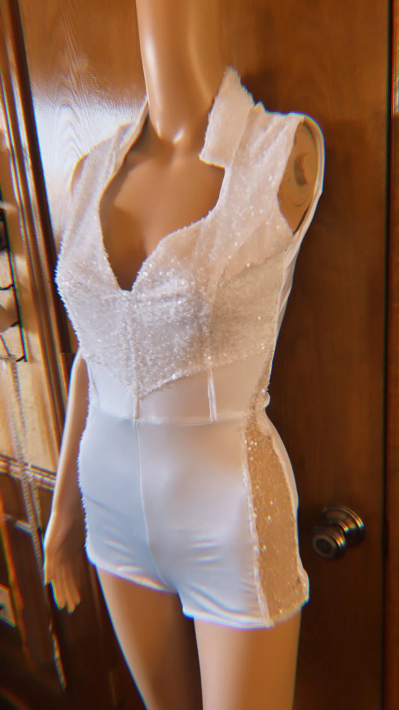 Till Death Bridal Romper