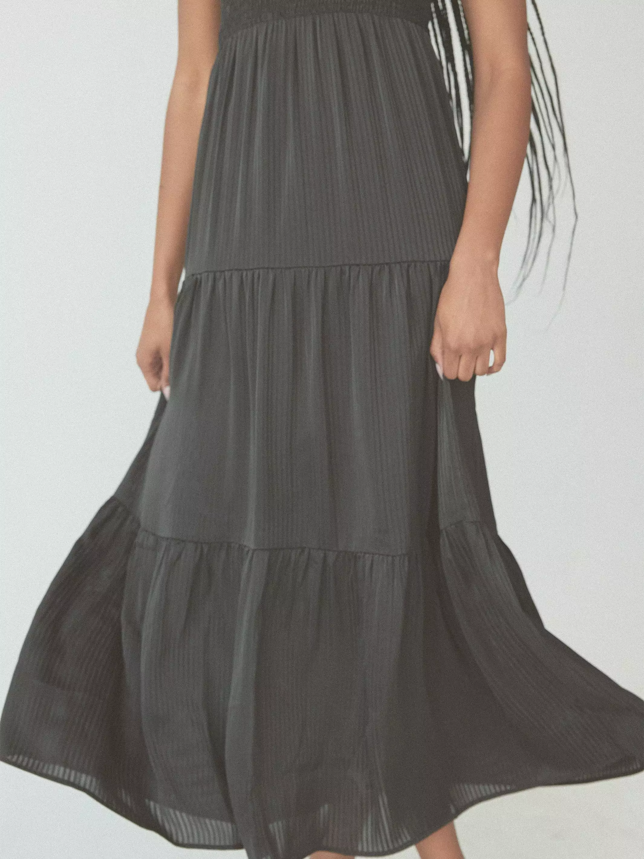 Tube Top Tiered Maxi Brami Dress