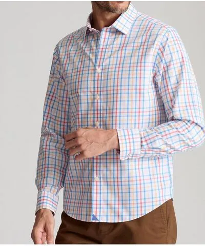 UNTUCKit Men's Slim Fit Wrinkle-Free Moore Button Up Shirt