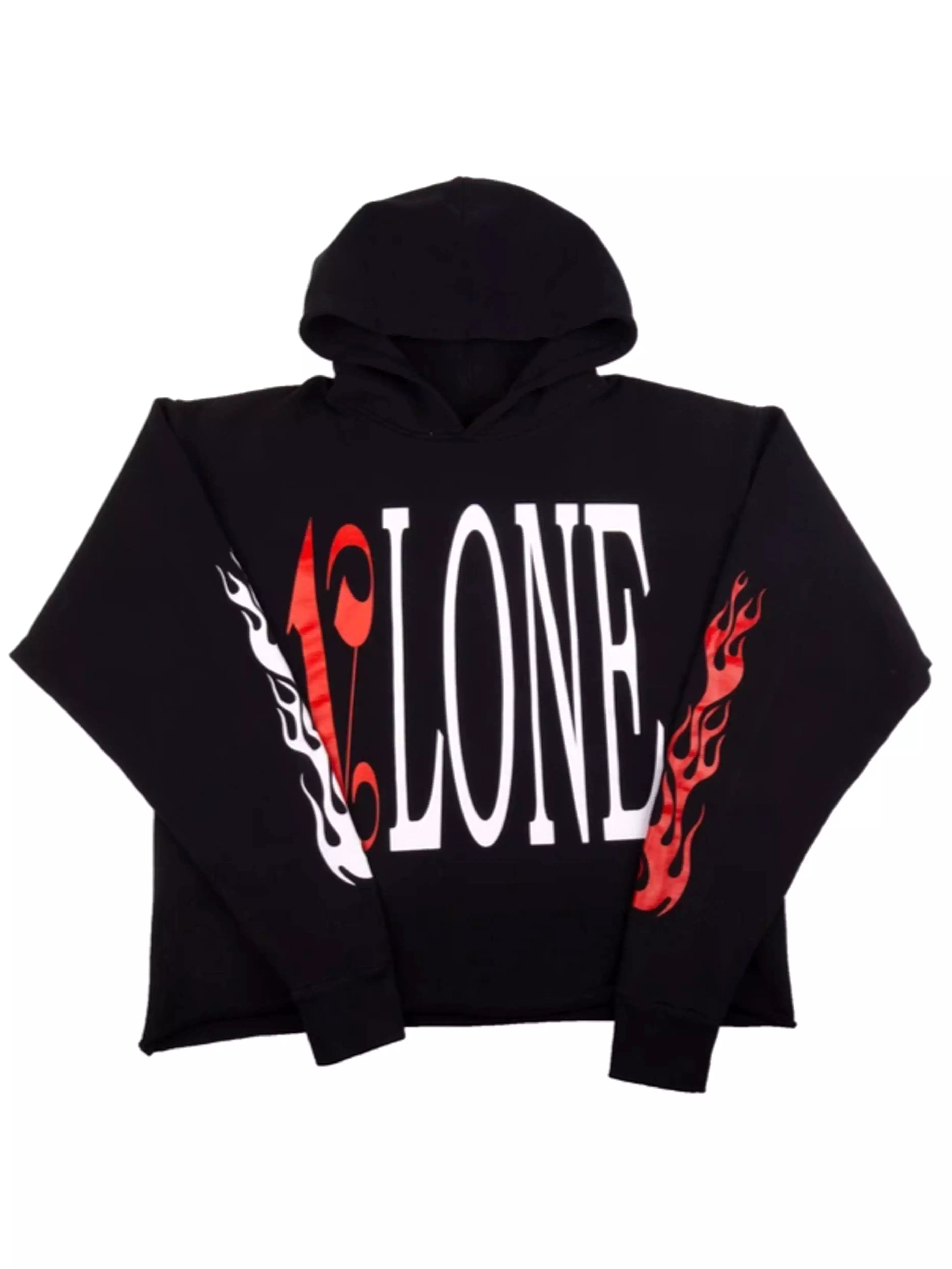 Vlone Palm Angels Hoodie Black/Red