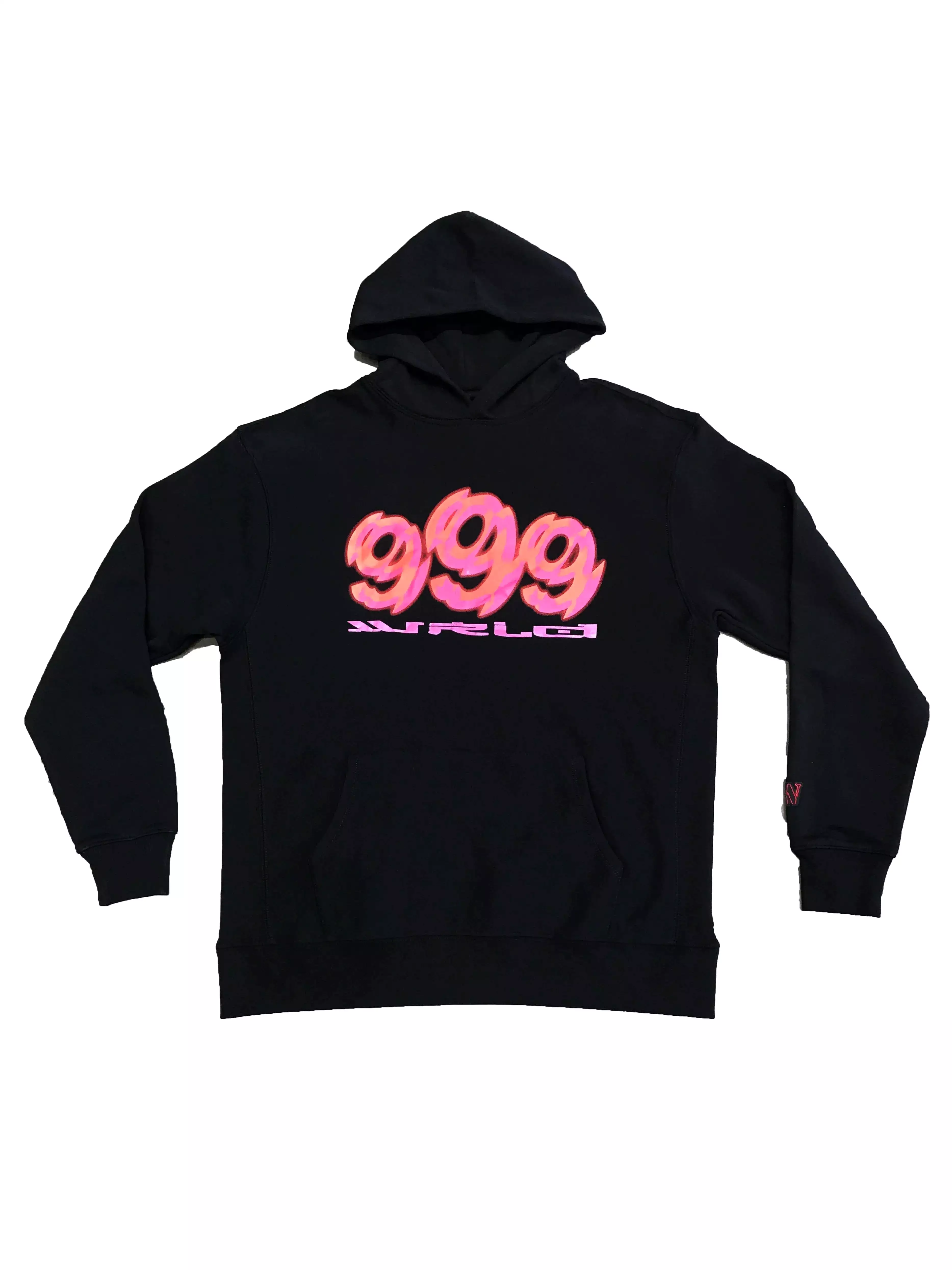 VLONE X 999 JUICE WRLD BARBED WIRE HOODIE BLACK