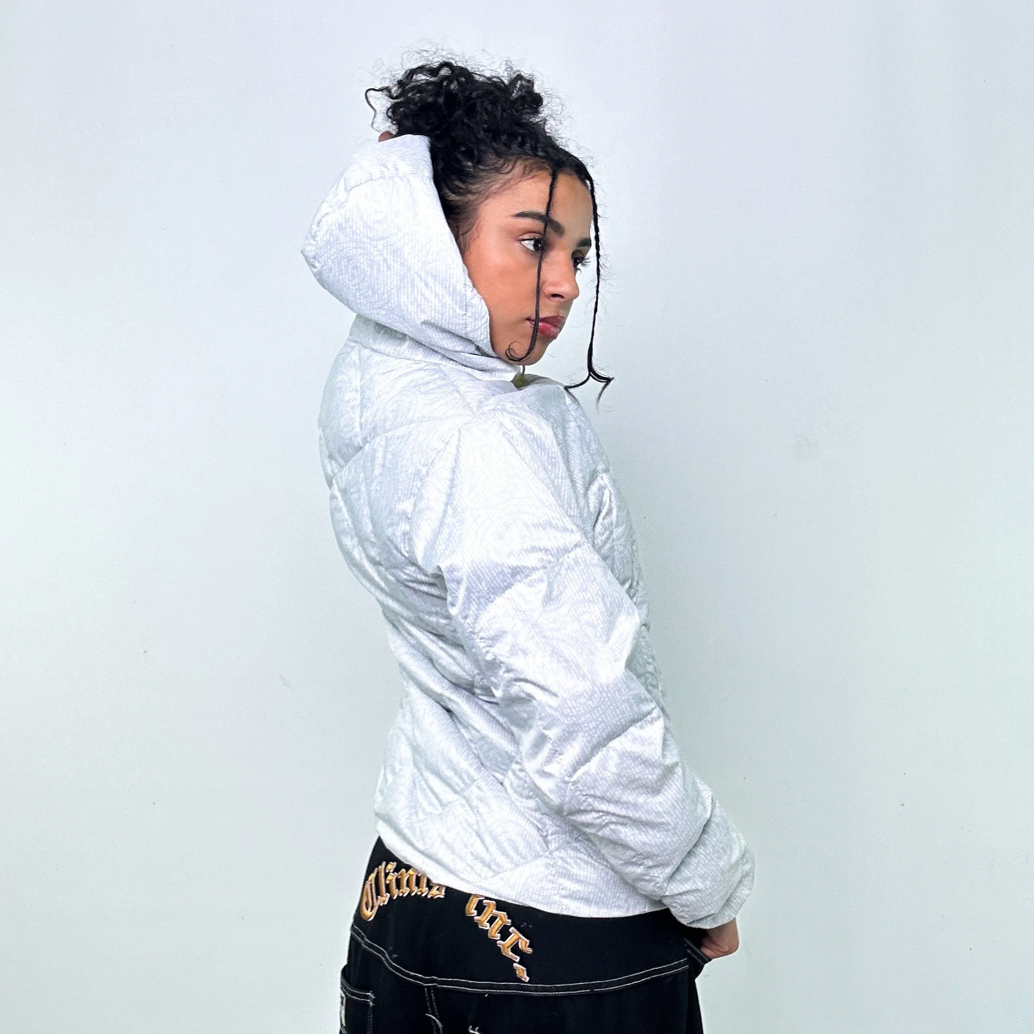 WHITE Y2KS NIKE ACG PUFFER JACKET COAT (