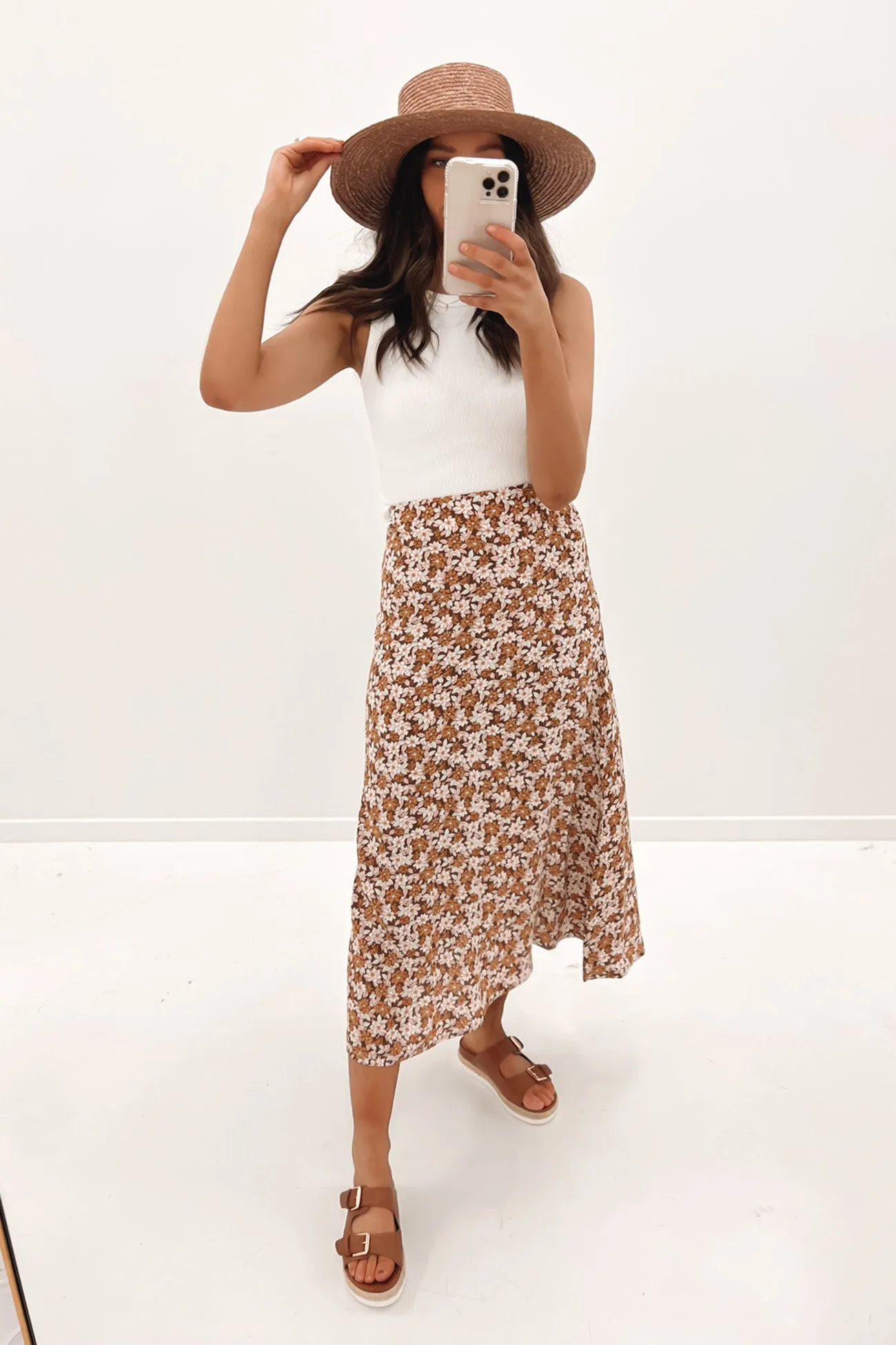 Willa Floral Maxi Skirt Print