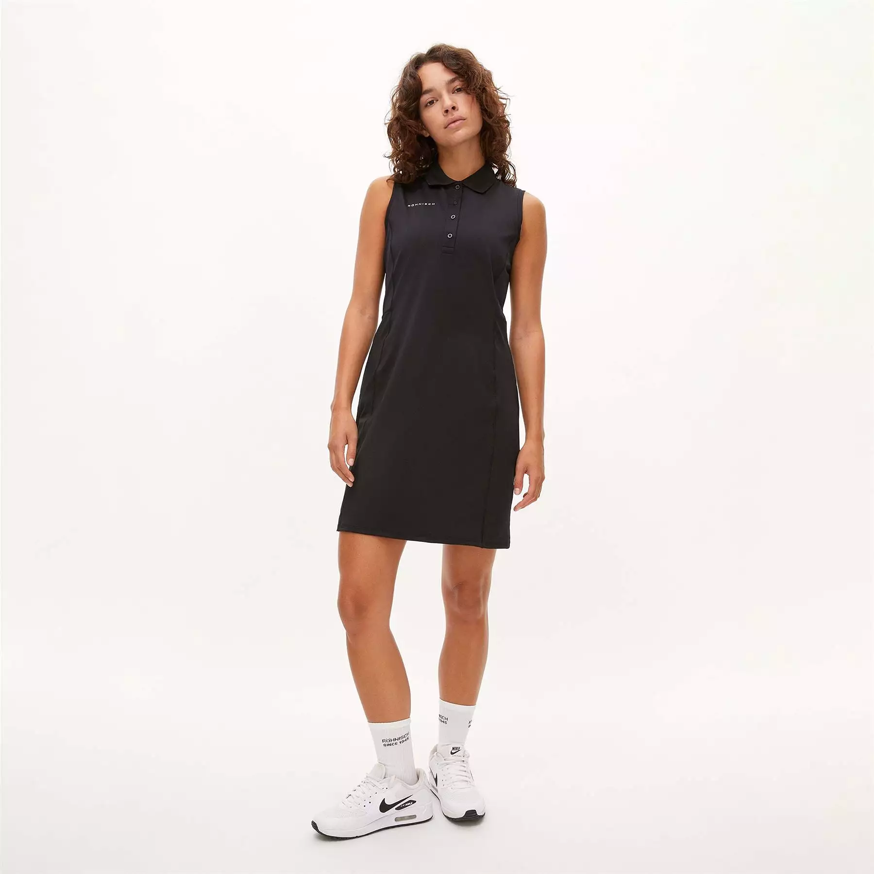 Womens Nicky Sleeveless Dress Black - SS24