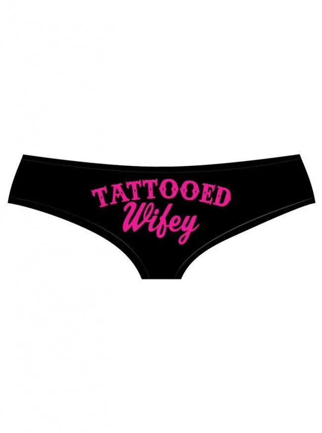 Women's Tattooed Wifey Booty Shorts