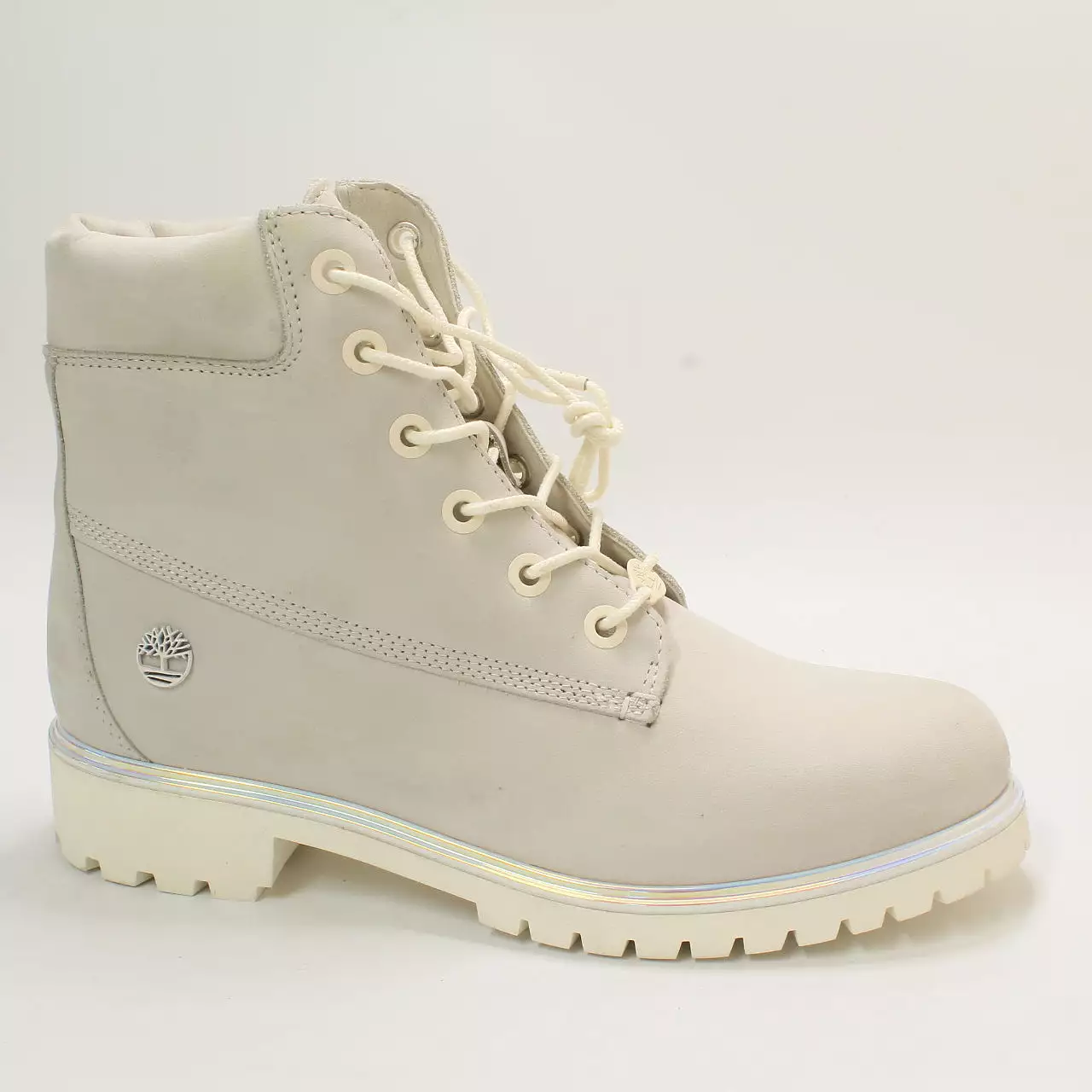 Womens Timberland Lyonsdale Boots Cream Irridescent Uk Size 6