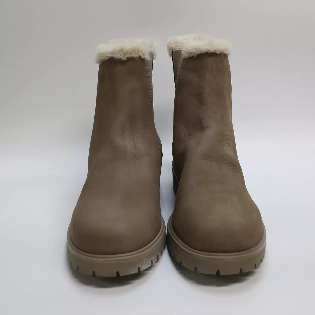 Womens Timberland Lyonsdale Chelsea Boots Taupe Grey Uk Size 5