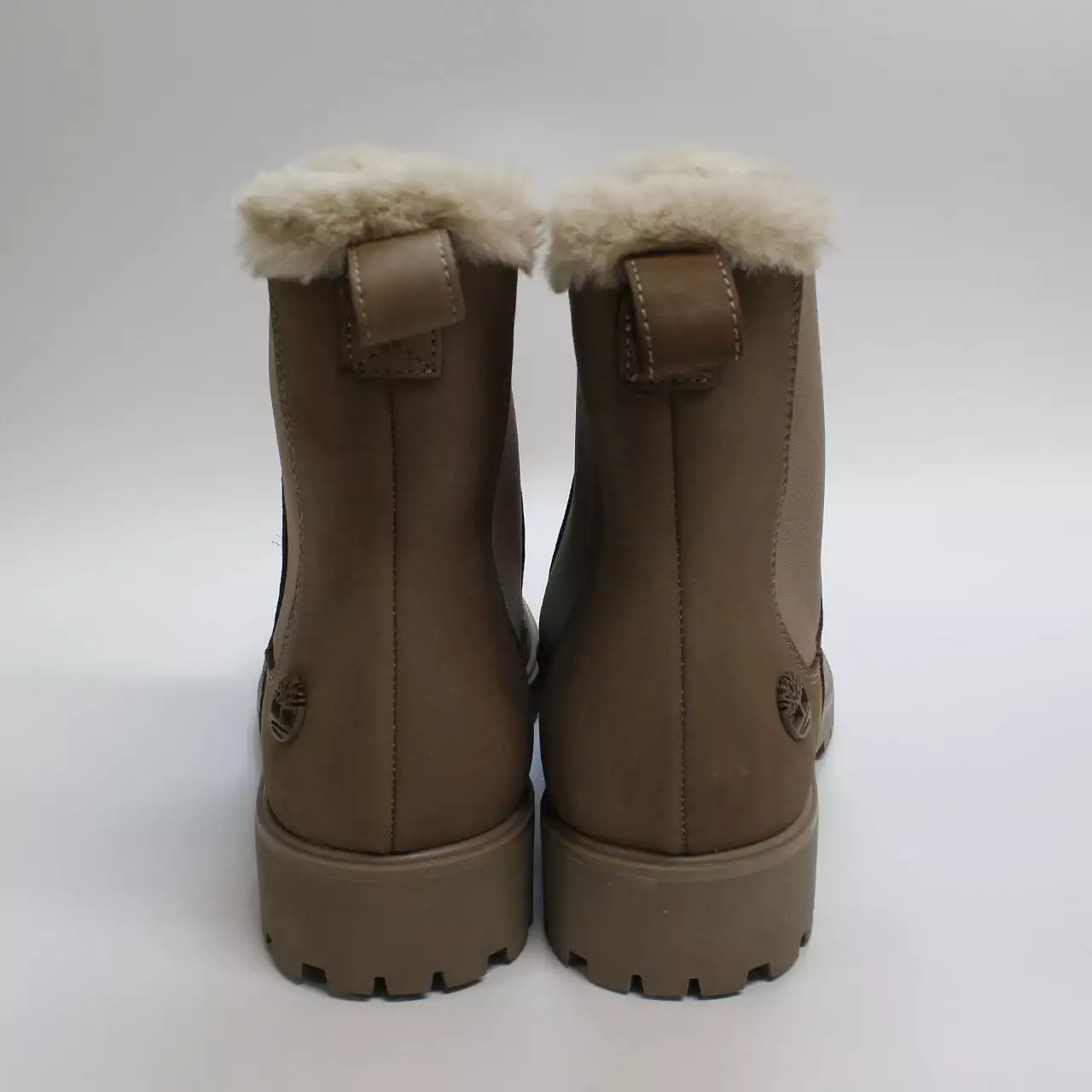 Womens Timberland Lyonsdale Chelsea Boots Taupe Grey Uk Size 5