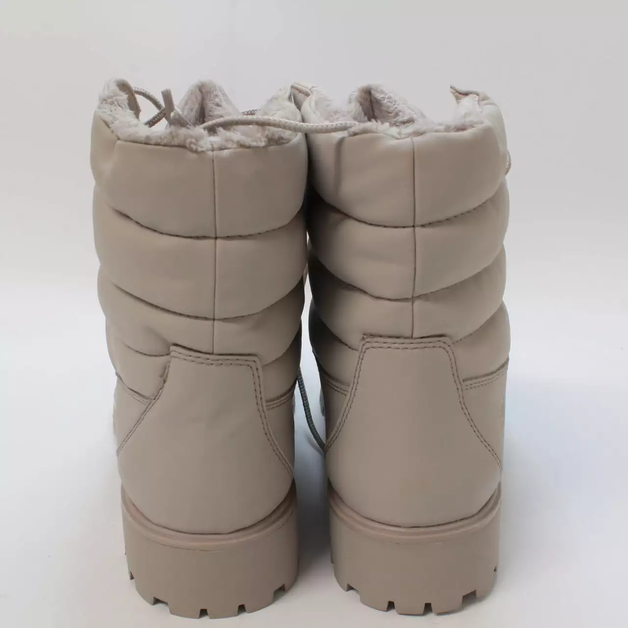 Womens Timberland Lyonsdale Puffer Boots Pure Cashmere Uk Size 8.5