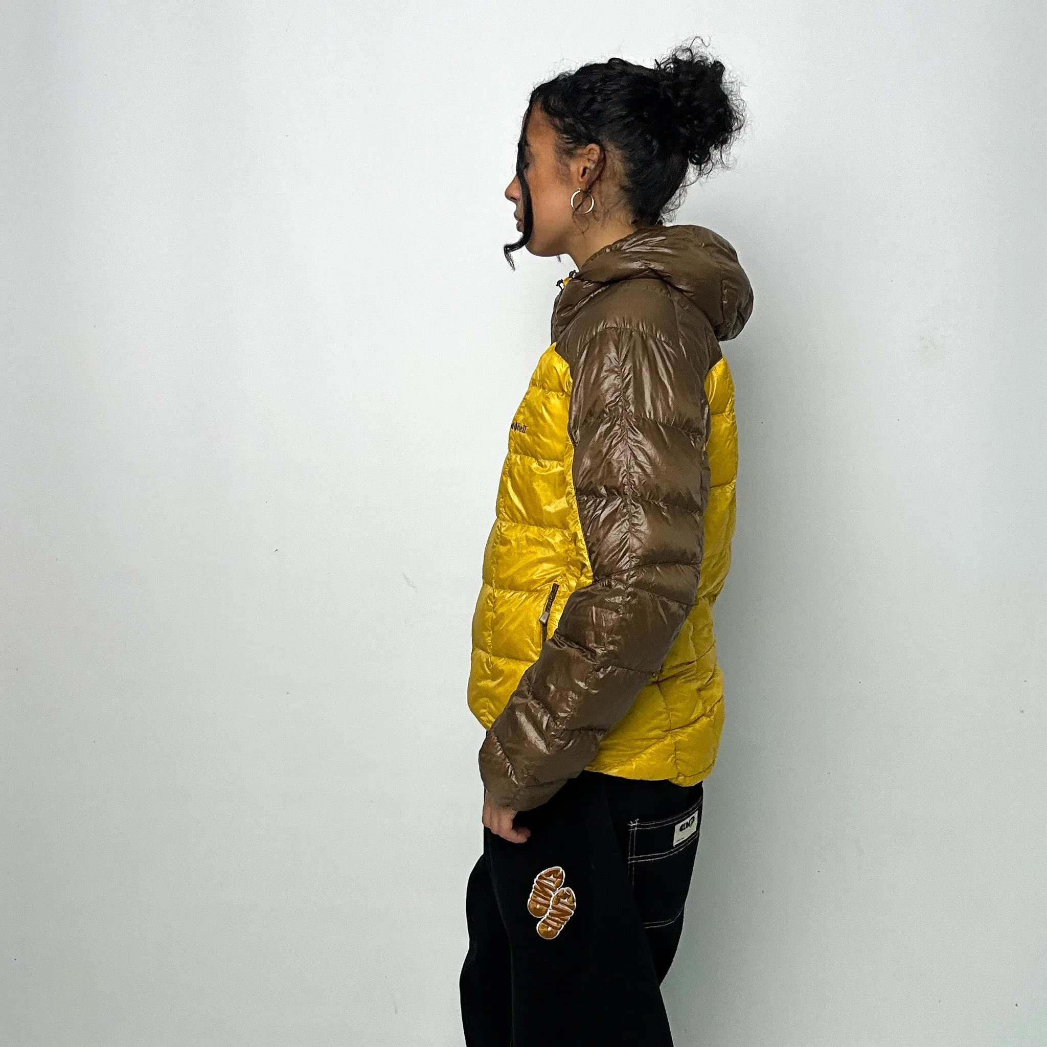 Yellow 90s Montbell Puffer Jacket Coat (L)