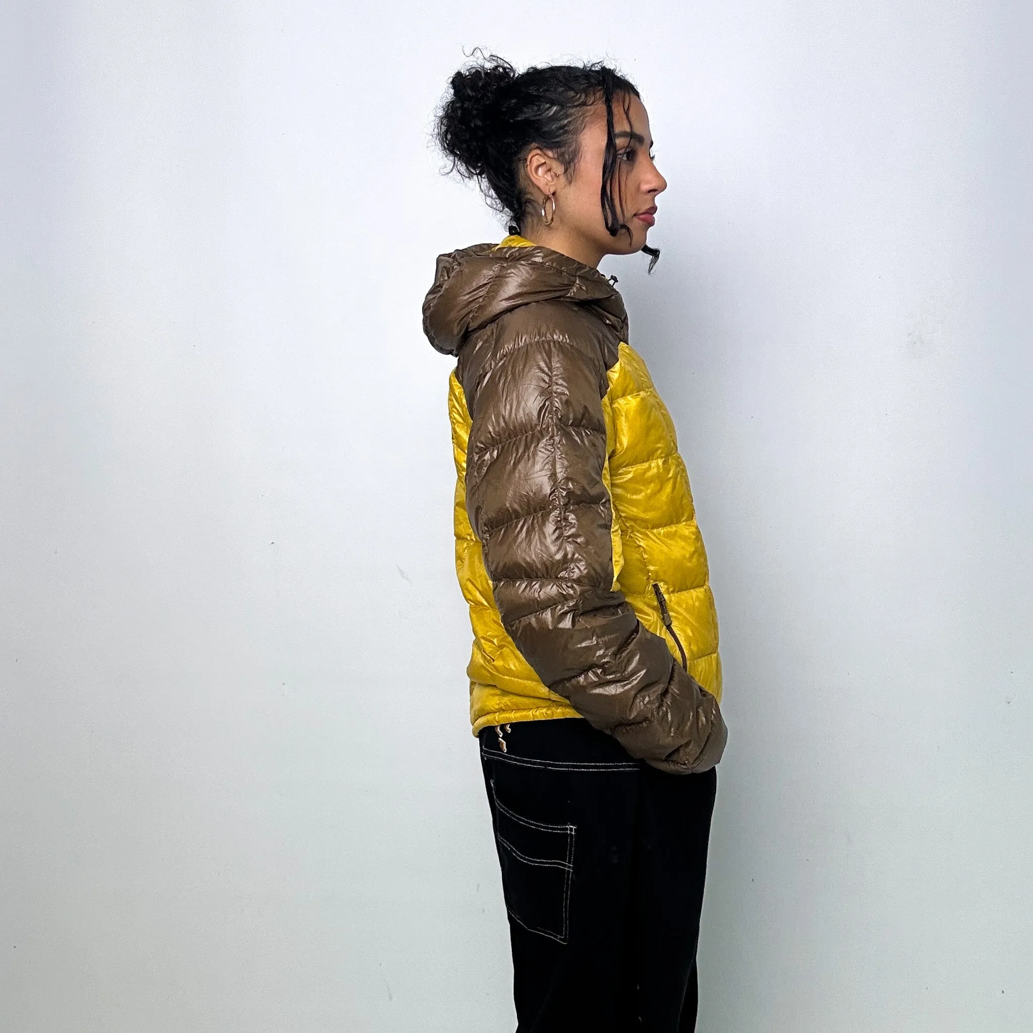 Yellow 90s Montbell Puffer Jacket Coat (L)