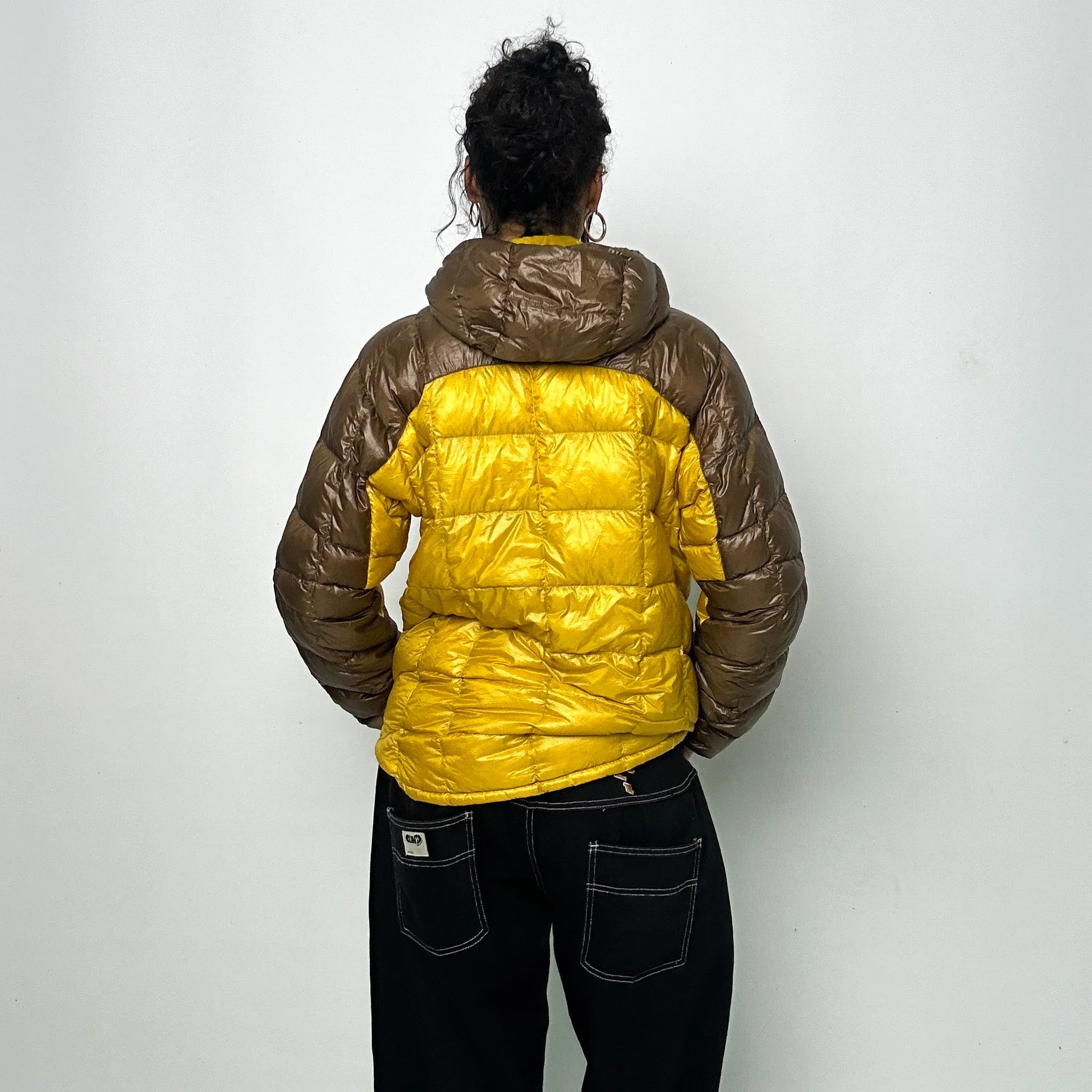 Yellow 90s Montbell Puffer Jacket Coat (L)