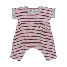 Zhoe & Tobiah Baby Girls Striped Rompers