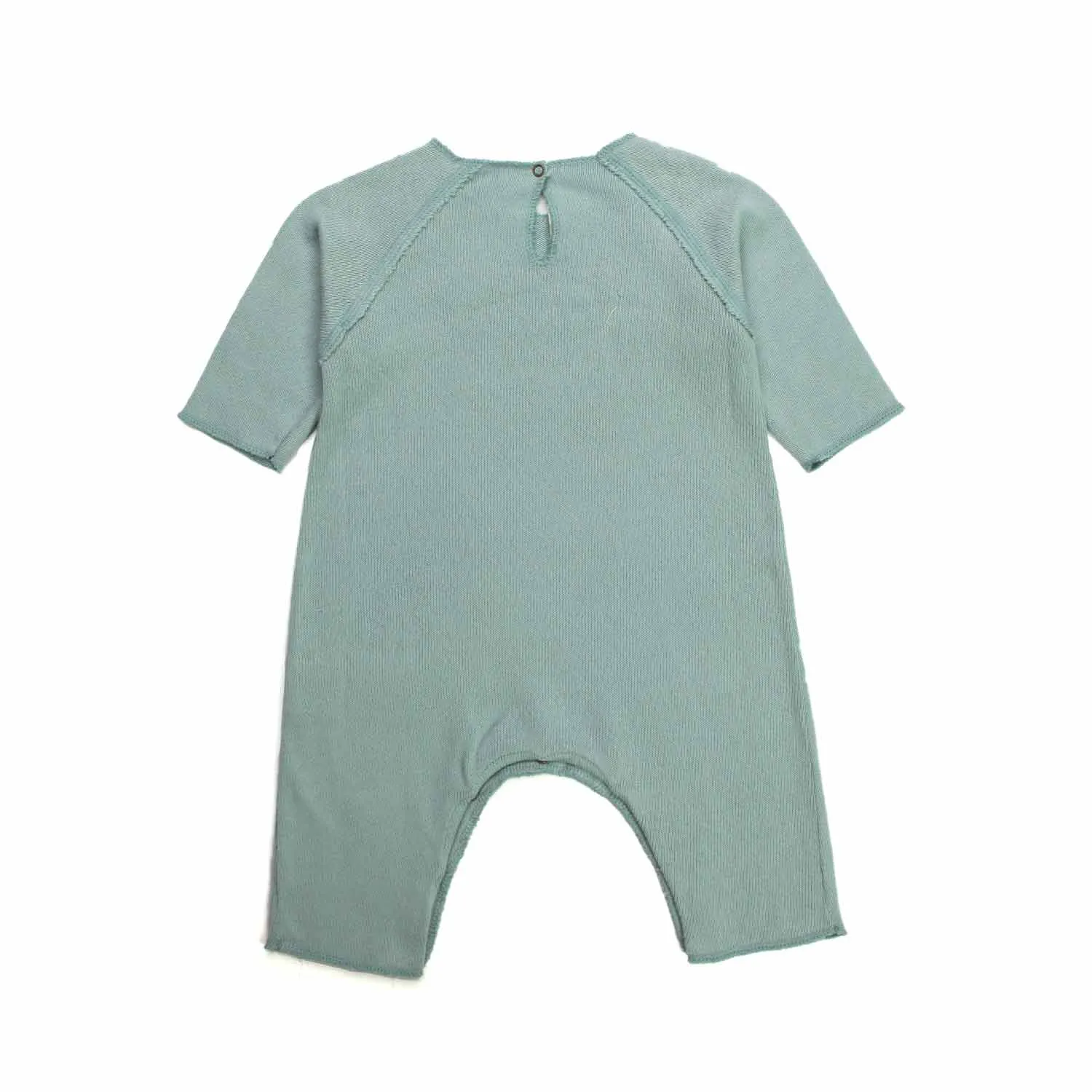 Zhoe & Tobiah Unisex Water Green Romper